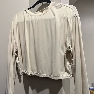Off white workout top